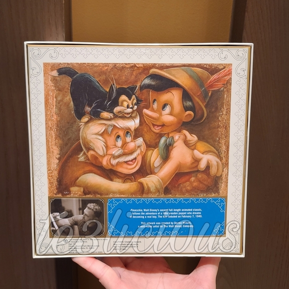 DISNEY PARKS PINOCCHIO SIGNATURE 1000 PC PUZZLE - Picture 5 of 5